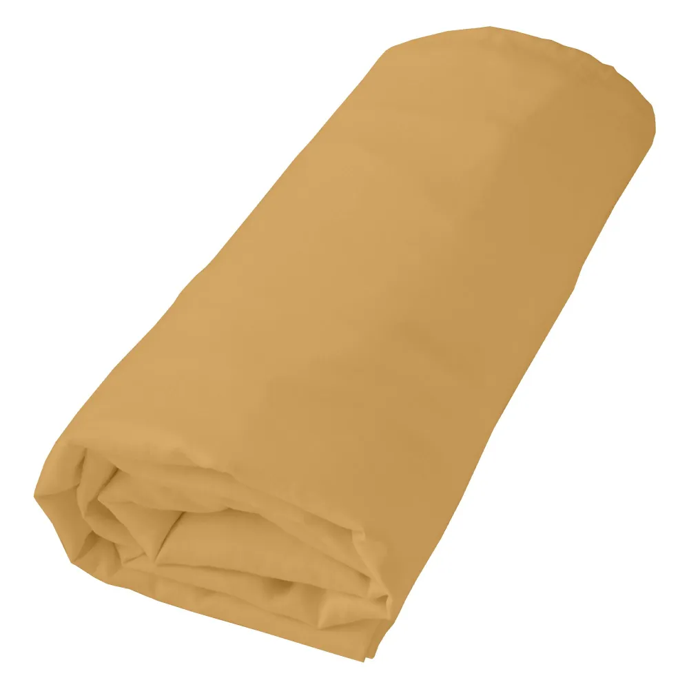 Drap housse jersey mode 160x200 cm - Jaune Stokomani