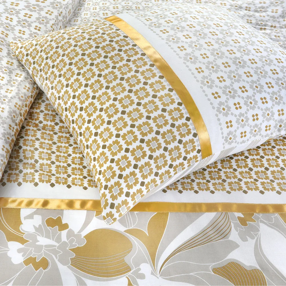 Parure housse de couette 240 x 220 cm et 2 taies d'oreiller - Blanc Stokomani