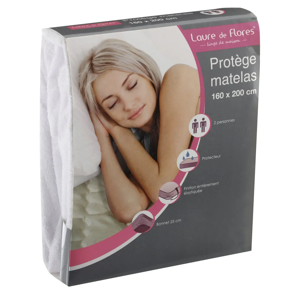 Protège matelas 160x200 cm Stokomani