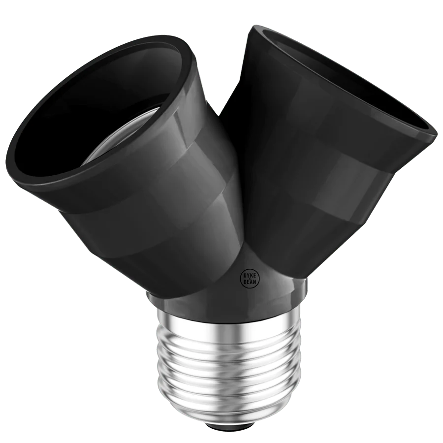 ADAPTATEUR DOUBLE E27 E27 NOIR DYKE & DEAN