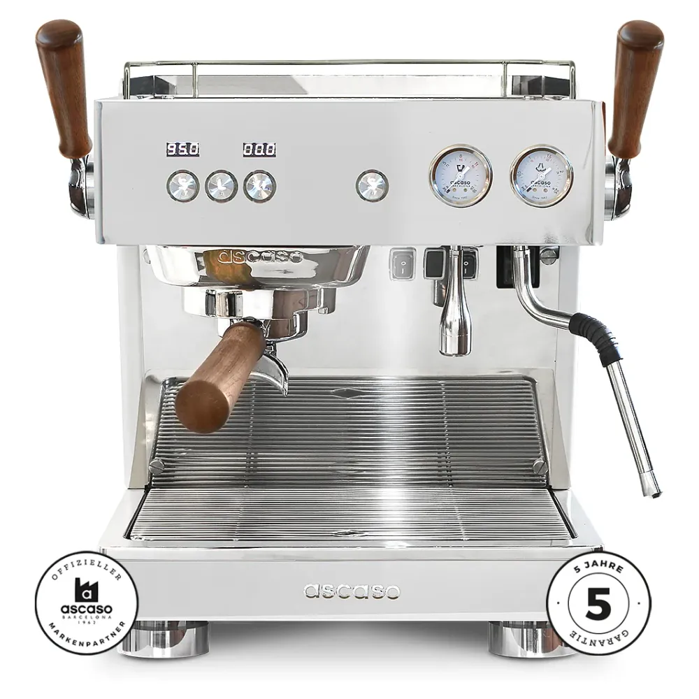 Ascaso Baby T Plus avec Flowcontrol acier inoxydable