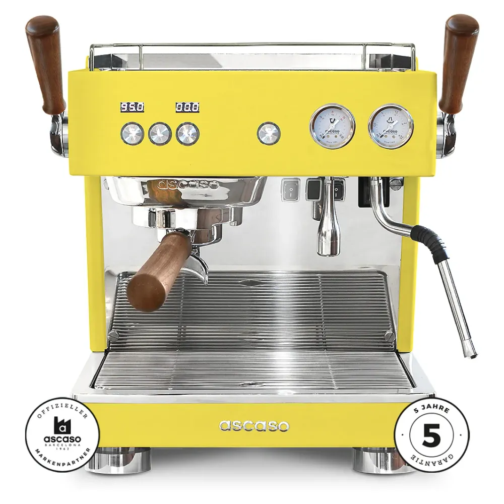 Ascaso Baby T Plus avec Flowcontrol Jaune