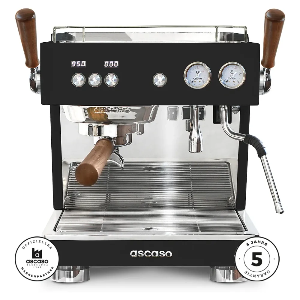Ascaso Baby T Plus avec Flowcontrol Noir