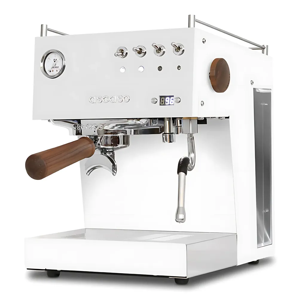 Ascaso Steel Duo PID V2 Blanc / White & Wood