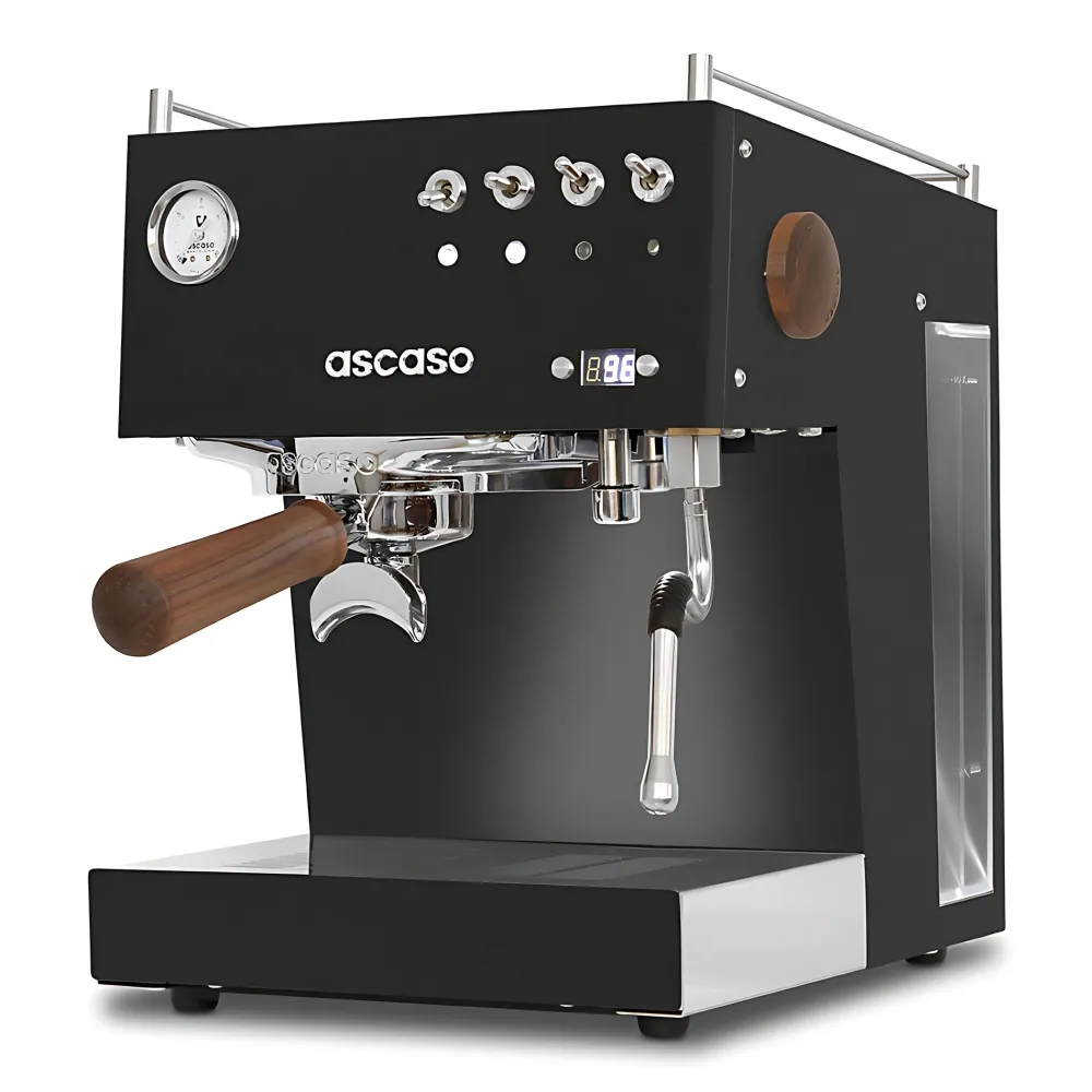 Ascaso Steel Duo PID V2 noir / black & wood