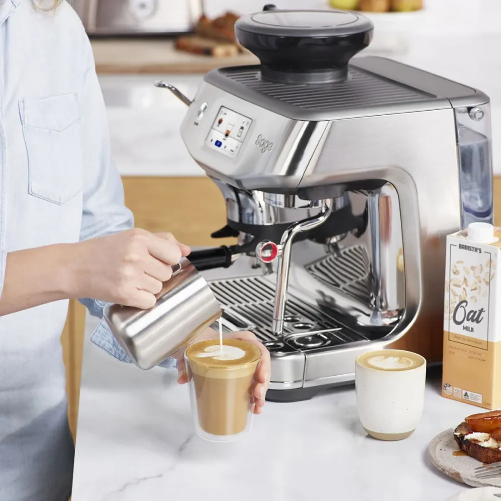 Machine à expresso automatique avec moulin, écran tactile et extraction à froid Barista Touch™ Impress Sage