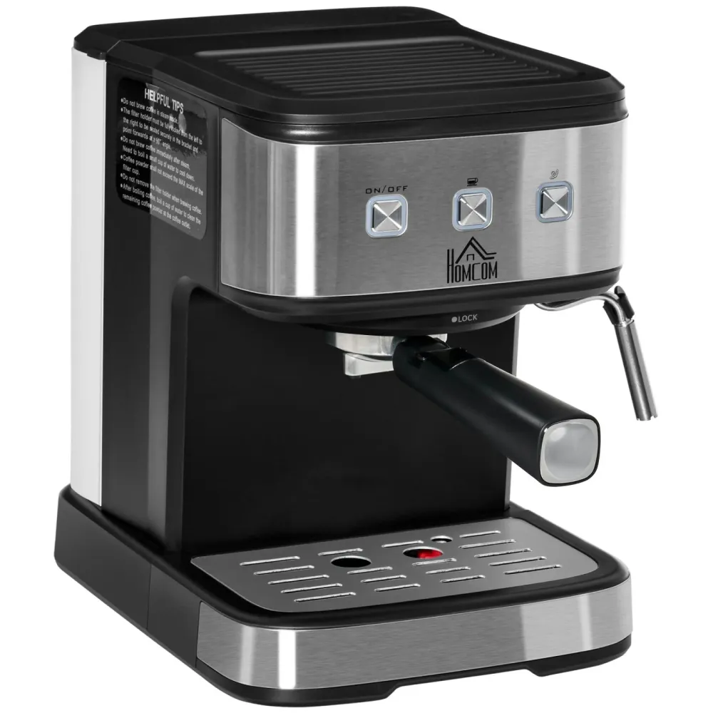 Machine à expresso et cappuccino EASYCOMFORT, 850 W et 15 bars, réservoir amovible, 35,5x21x29 cm