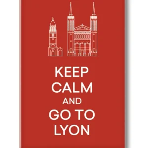MAGNET KEEP CALM AND GO TO LYON ZIGZAG EDITIONS