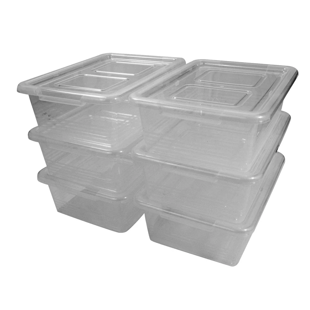 BOITE PLASTIQUE 10 L X6