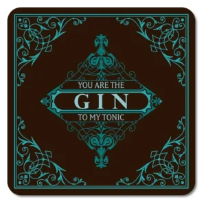 Interluxe Dessous-de-Verre à LED You are Gin to My Tonic pour fête, Bar, décoration de Table et Gin Tonic
