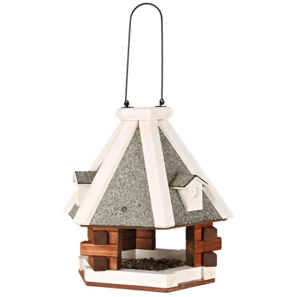 Mangeoire chalet à suspendre ø 36 cm pour oiseaux