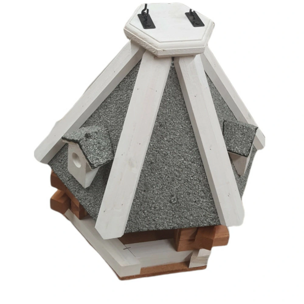 Mangeoire chalet à suspendre ø 36 cm pour oiseaux