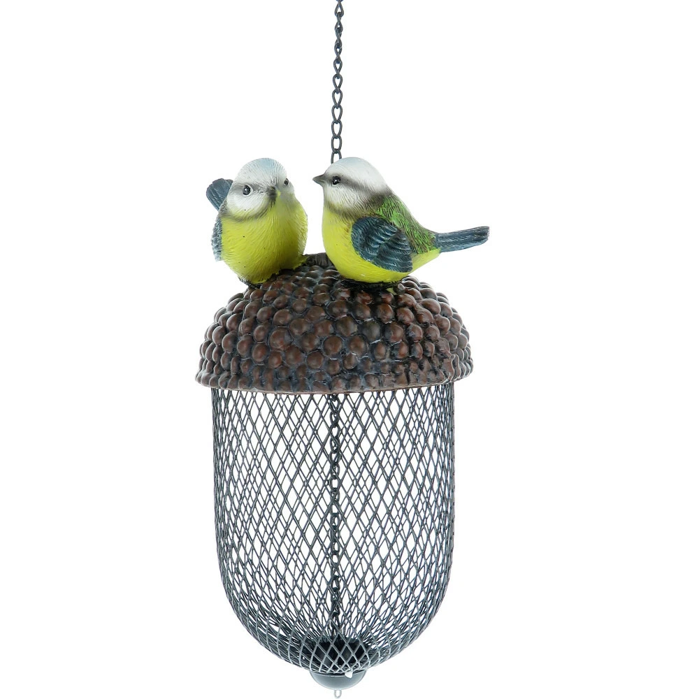 Mangeoire gland avec déco oiseaux suspendre, couleur aléatoire, pour oise