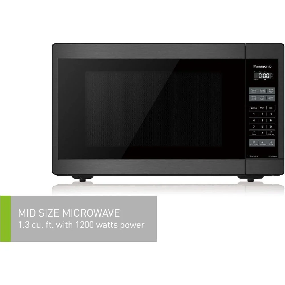 NNSC688SC - FOURS À MICRO-ONDES - Panasonic - comptoir - Acier inoxydable noir - Boîte Ouverte