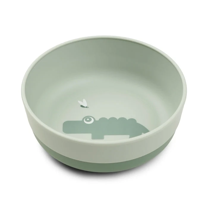 Done Deer Baby Bowl Foodie Croco Green
