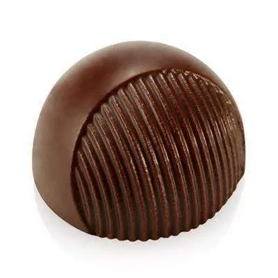 Moule à chocolat demi-sphère partiellement doublé Design & Realisation