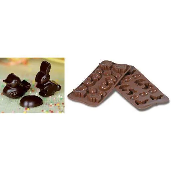 Moule en silicone pour chocolat de Pâques Silikomart™ Design & Realisation