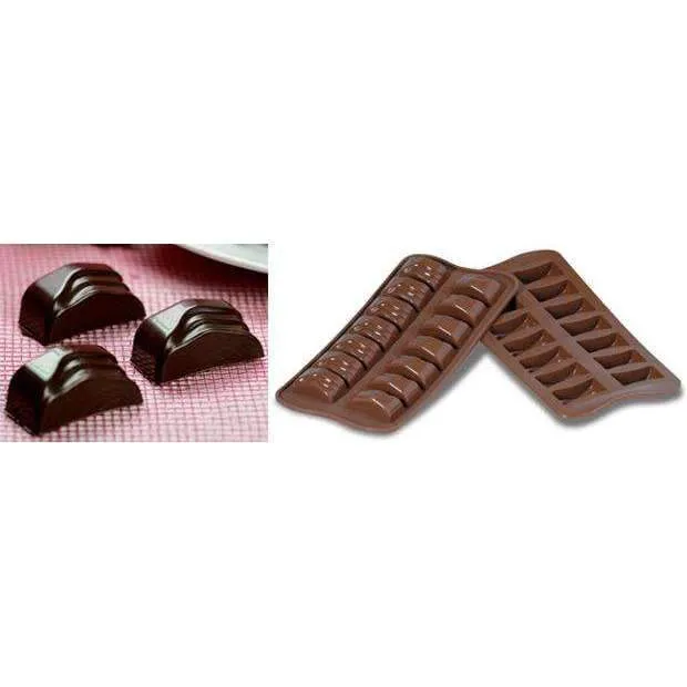 Moule en silicone pour chocolat Rectangle Jack de Silikomart™ Design & Realisation