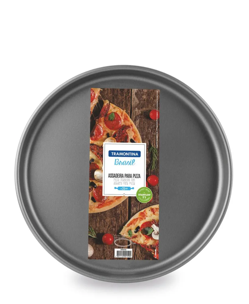 Anti-Adhésif Tramontina Pizza Mold Interior Nonstick Coating 30cm - Grey