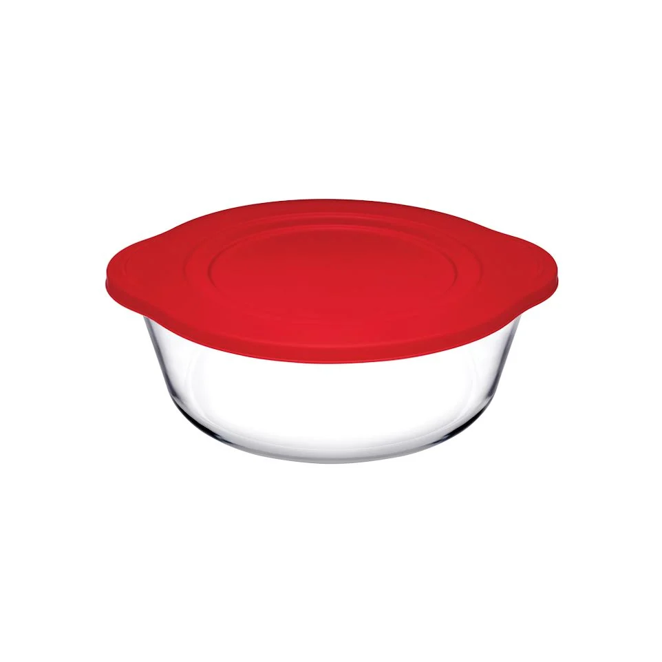 Borcam 1.45Lt Casserole Lid Red