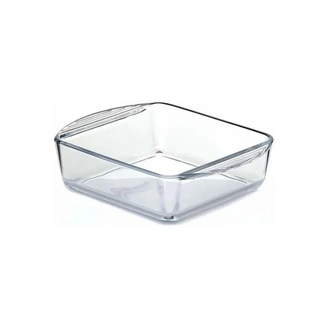 Borcam 21 x 16.4cm Square Casserole Diaphane
