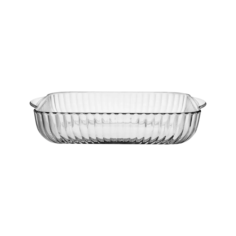 Borcam 3.2Lt Square Serving Dish Diaphane