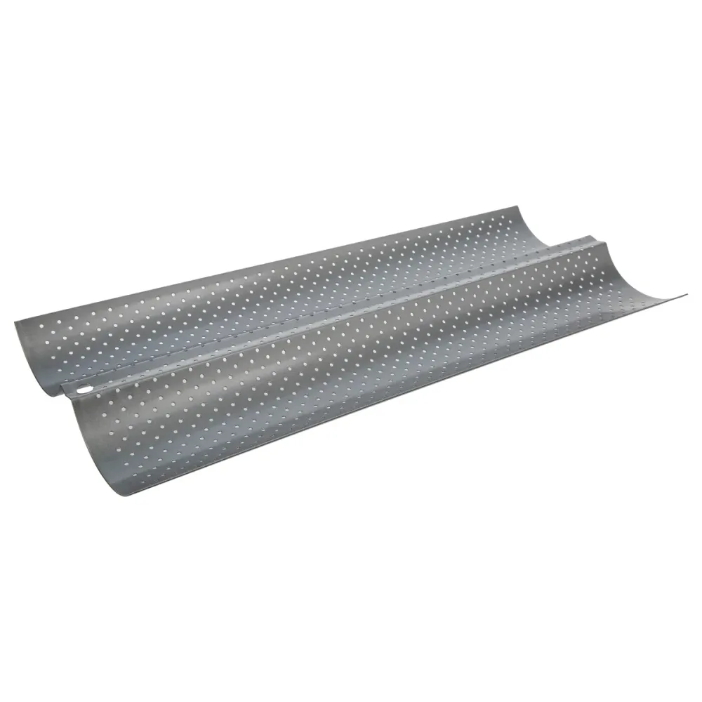 MOULE À BAGUETTES GRIS 38CM avec revêtement antiadhésif