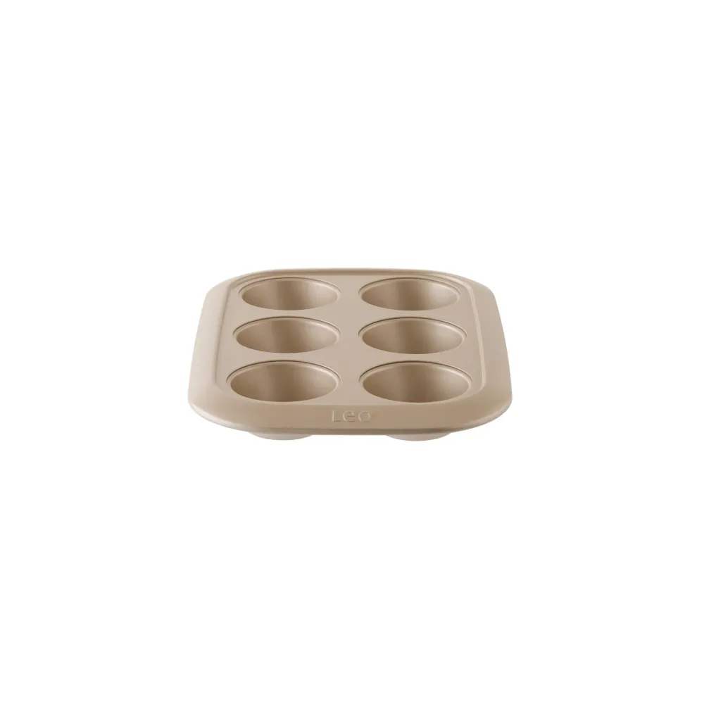 Moule à cupcakes LEO avec 6 coupelles Balance 6,50x2,50cm BergHOFF