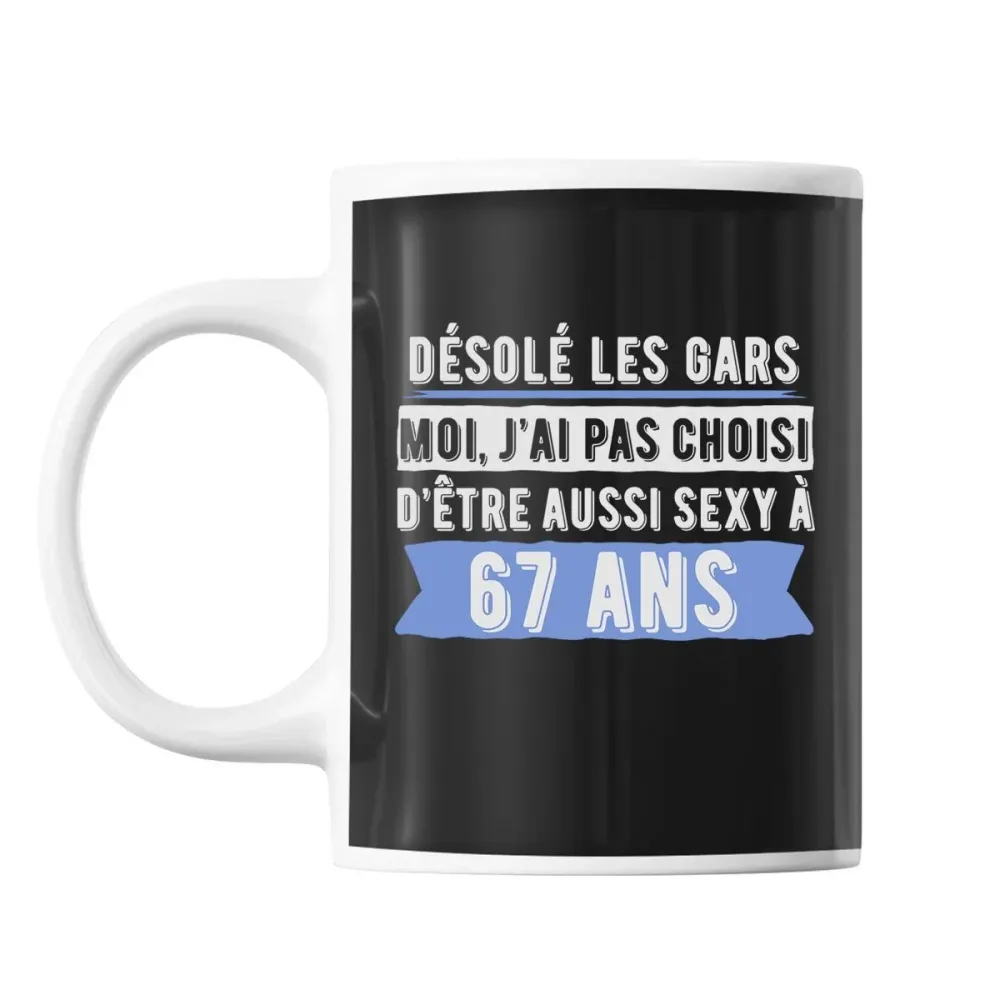 Mug 67 ans homme sexy