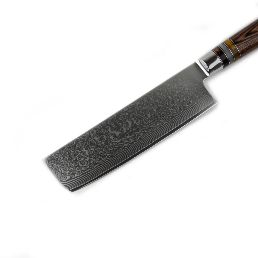 Micarta Jewels Damas Nakiri 18 cm Shinrai Knives