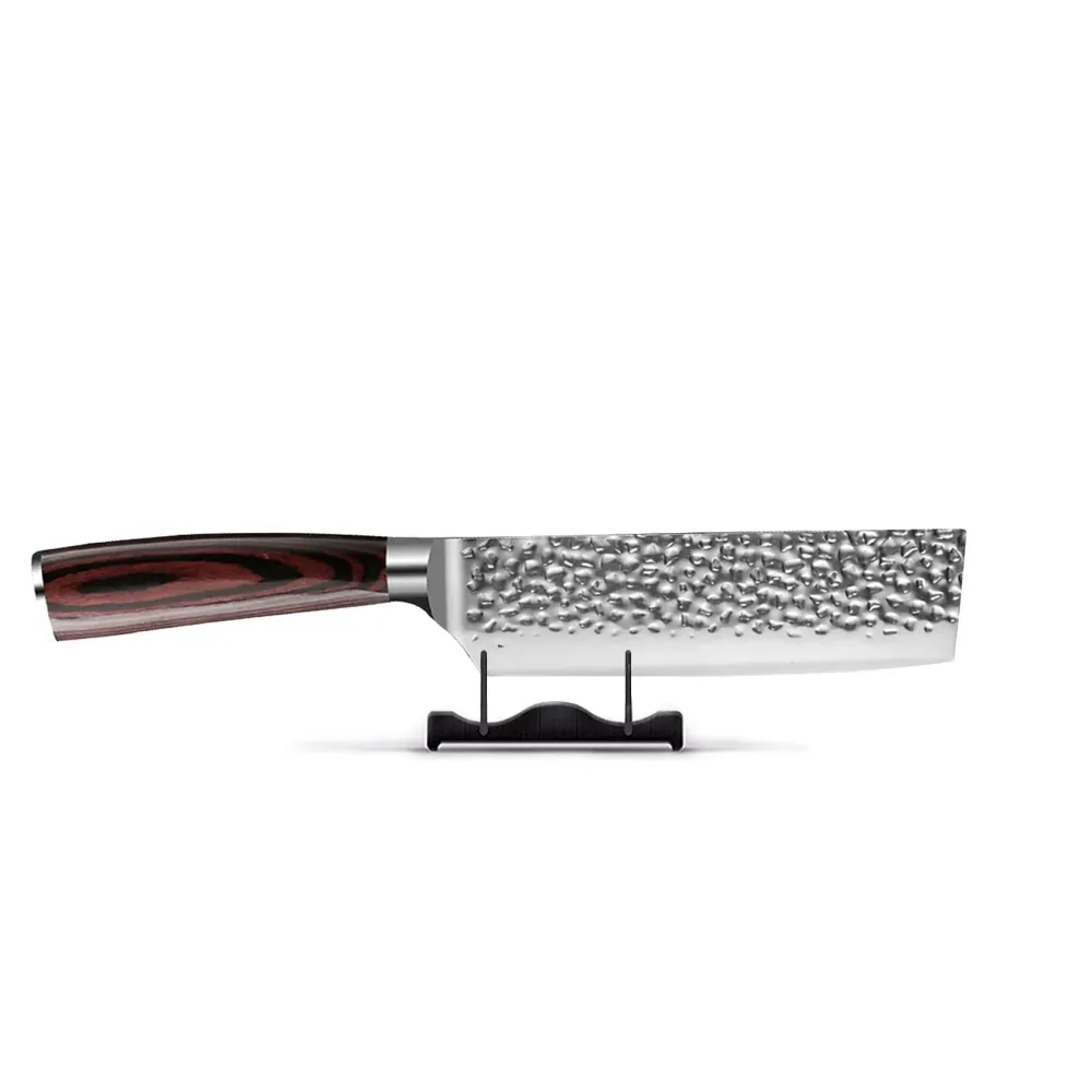 Nakiri en acier inoxydable martelé 18 cm Shinrai Knives