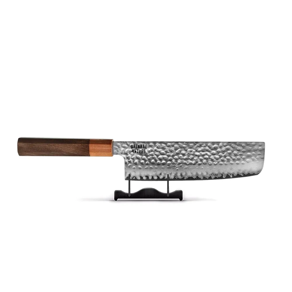 Shinrai Knives - Couteau Nakiri Damas exclusif Kigami 18 cm