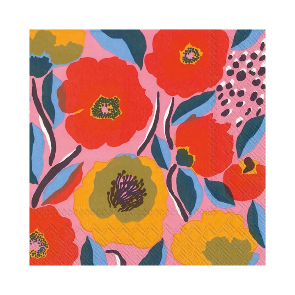 Marimekko Déjeuner serviettes - ROSARIUM Rose Carsim