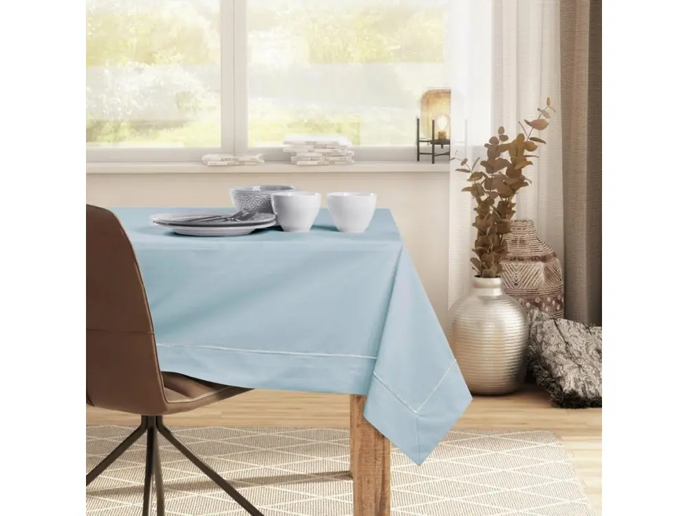 Nappe de Table Pure manque lisse épuré 160x200 DecoKing