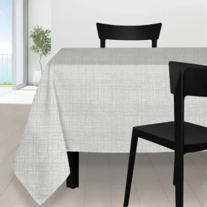 Tablier de Cuisinier Nappe anti-tâches carrée 180X180 cm GALAXY blanc, Par Soleil d'ocre