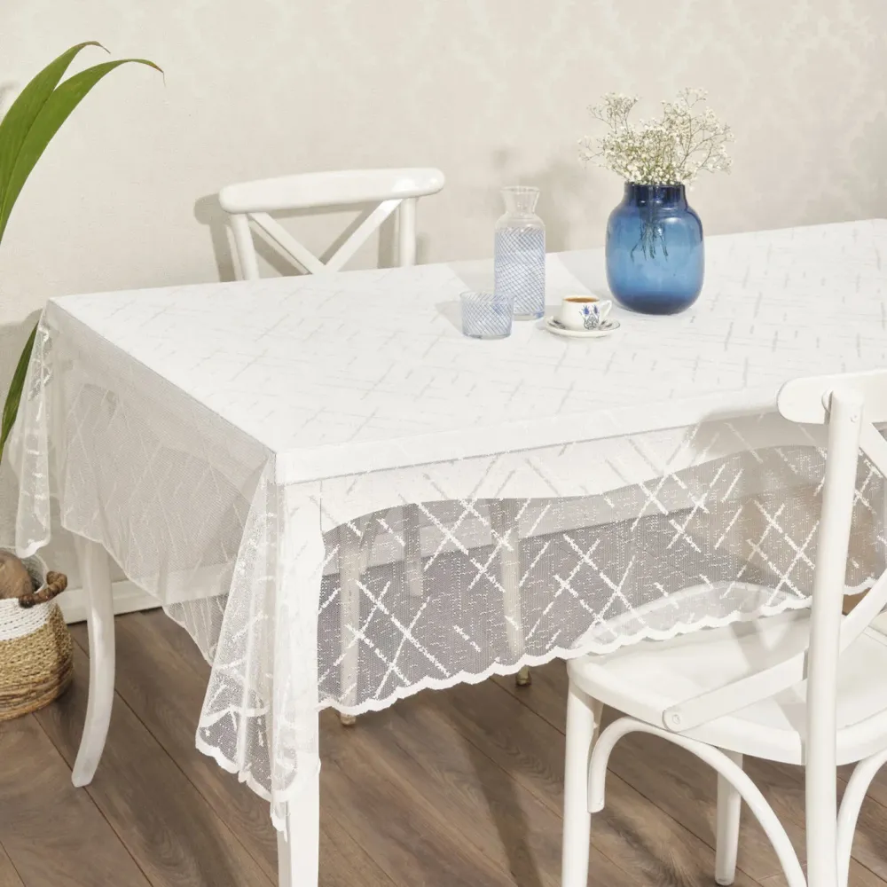 Tablier de Cuisinier Nappe Sarah Anderson Eliza, blanc