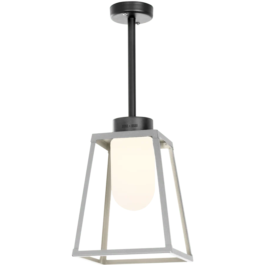 LANTERNE PLAFOND EXTERIEUR VERRE GIVRE ROGER PRADIER