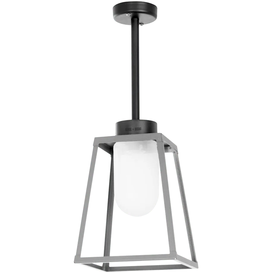 LANTERNE PLAFOND EXTERIEUR VERRE GIVRE ROGER PRADIER
