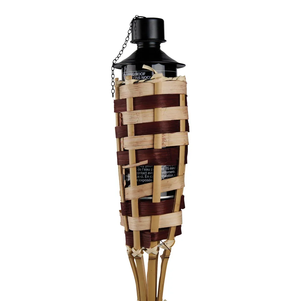 Torche Tiki Brune en Bambou Giant Tiger