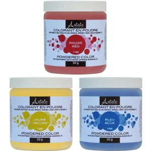 Chocolat en poudre Couleurs primaires Design & Realisation