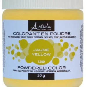 Couleur en poudre jaune Design & Realisation