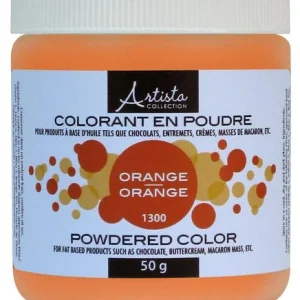 Couleur en poudre orange Design & Realisation