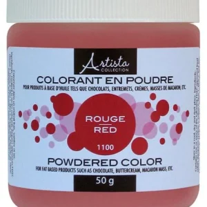 Couleur en poudre rouge Design & Realisation