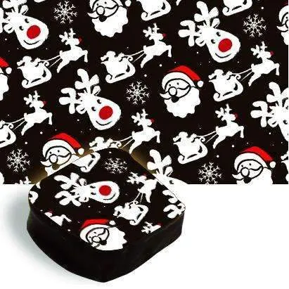 Feuille de transfert Père Noël et renne Design & Realisation