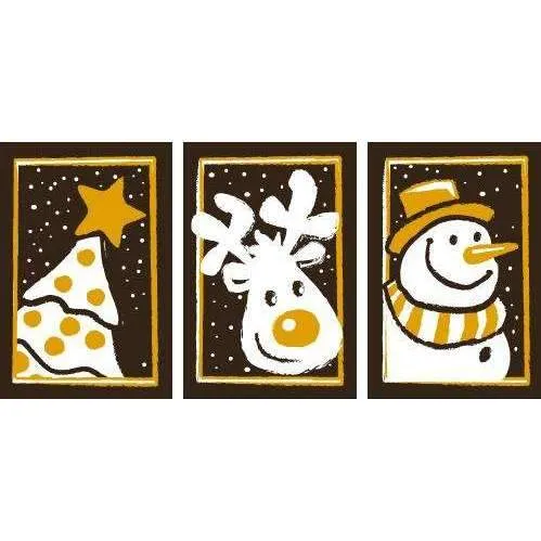 Feuilles de transfert Triptyque de Noël Design & Realisation
