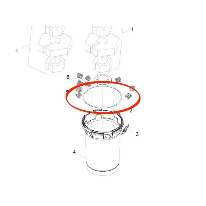 JOINT THORIQUE NBR 304 X 7 SH40 - Couvercle du Biopress Oase Living Water