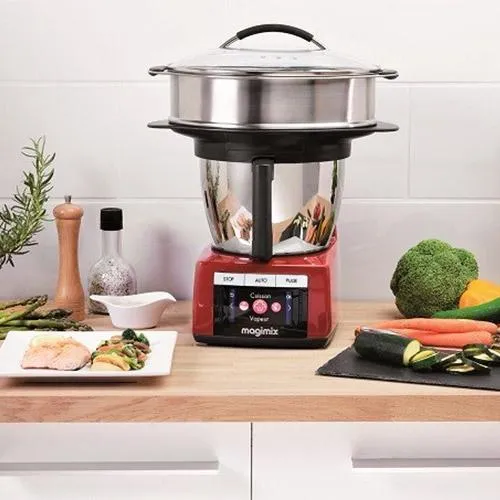 Accessoire cuiseur vapeur XL pour robot Magimix Cook Expert en Acier Inoxydable