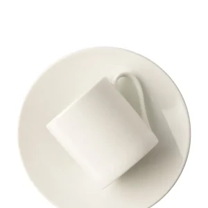 Omada Maxim Espresso Cup & Saucer 4 Piece - Blanc pur