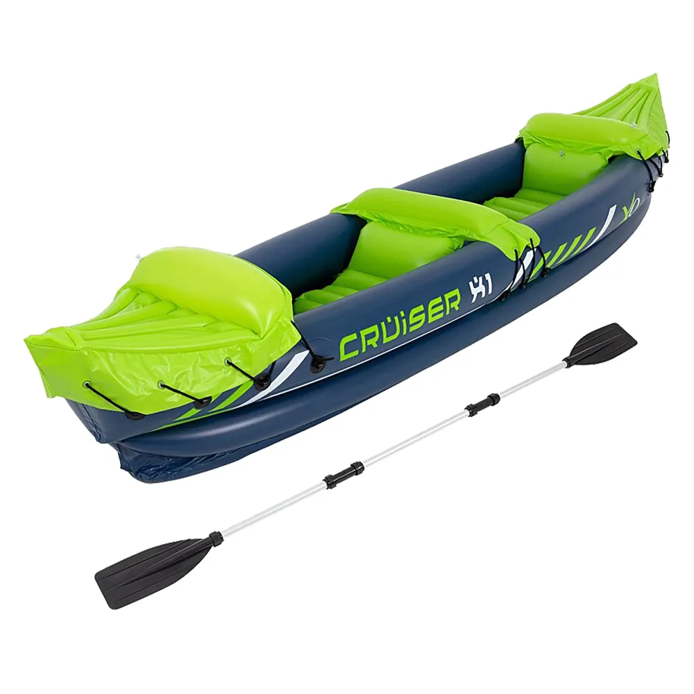 Kayak gonflable cruiser 2 personnes + pagaie Stokomani
