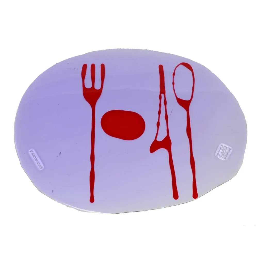 Set de six sets de table TABLE-MATES Lilas clair par Gaetano Pesce pour Fish Design Corsi Design